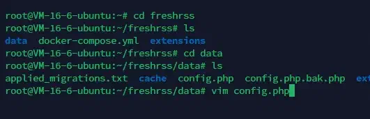 修改FreshRSS的配置示例1