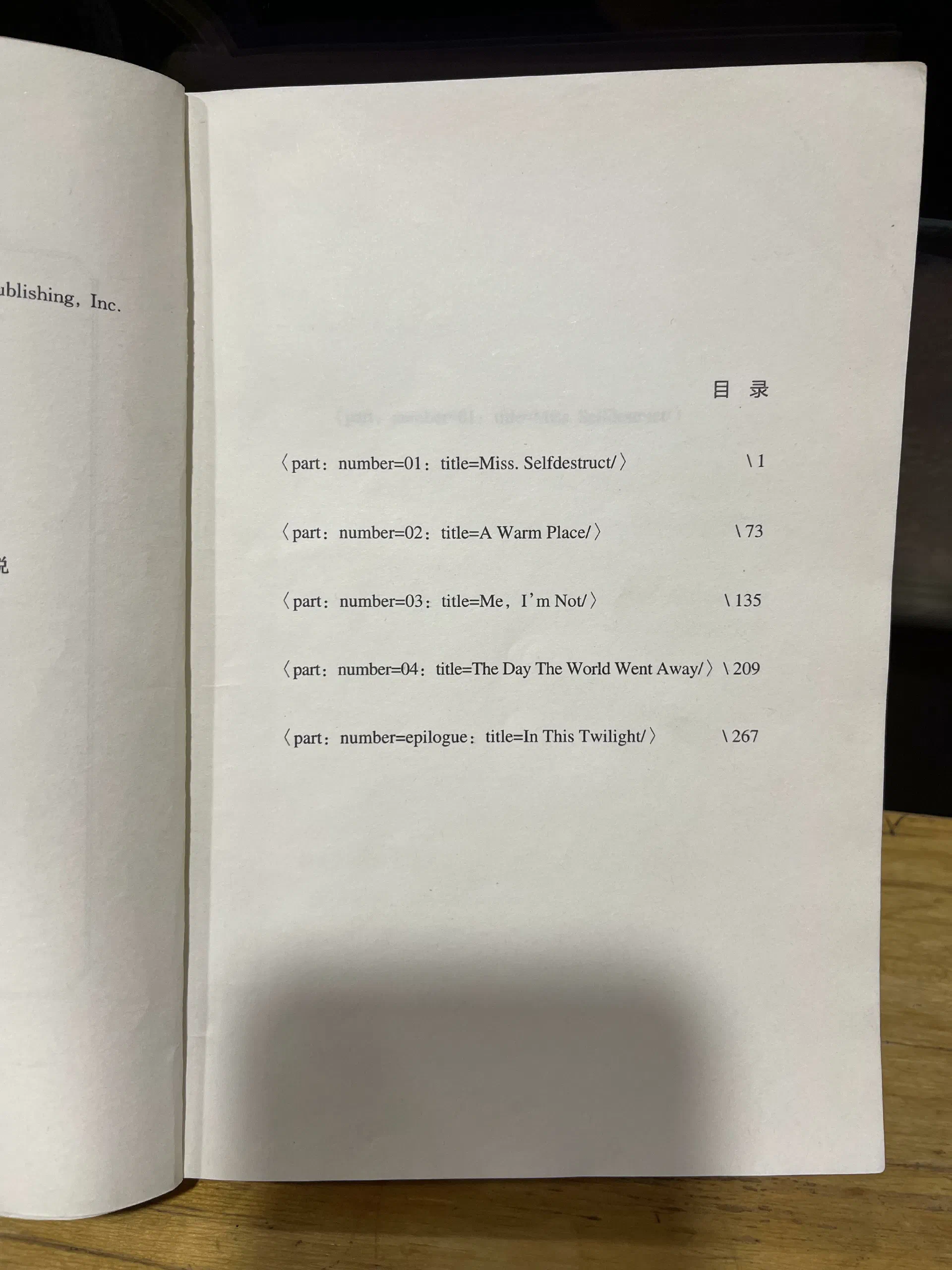 印刷錯亂的書籍