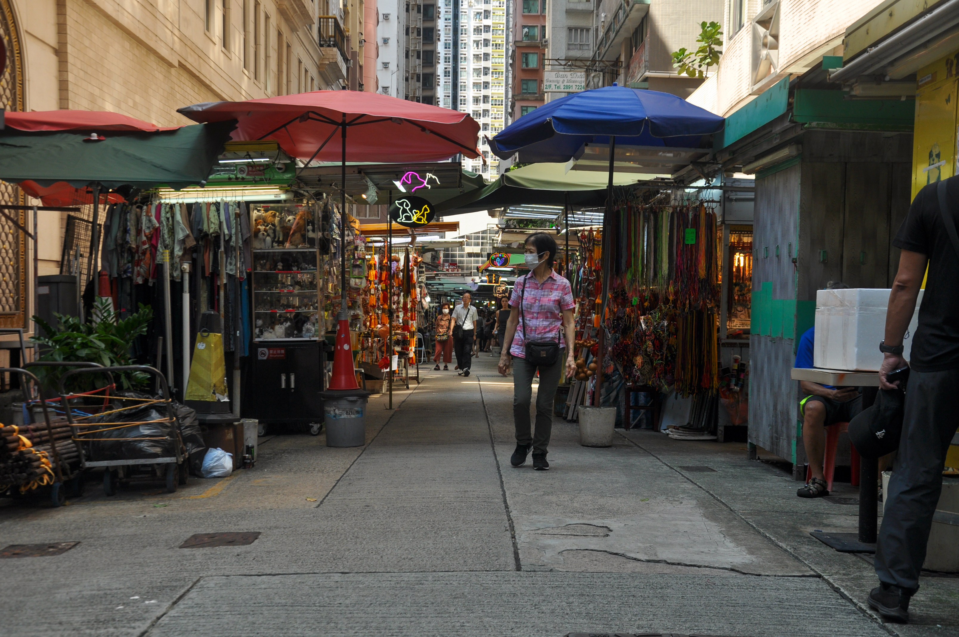 香港の街の風景