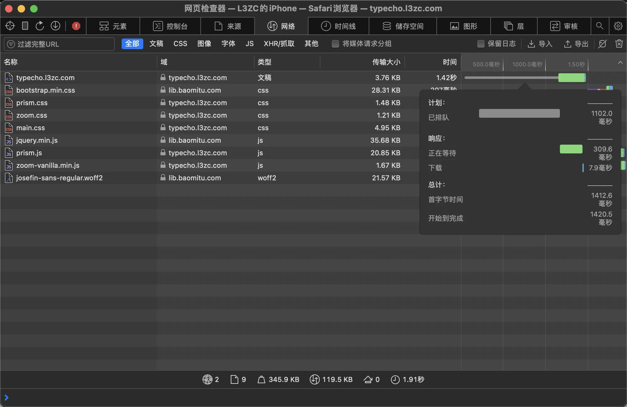 开启OCSP Stapling前排队时间超过1秒